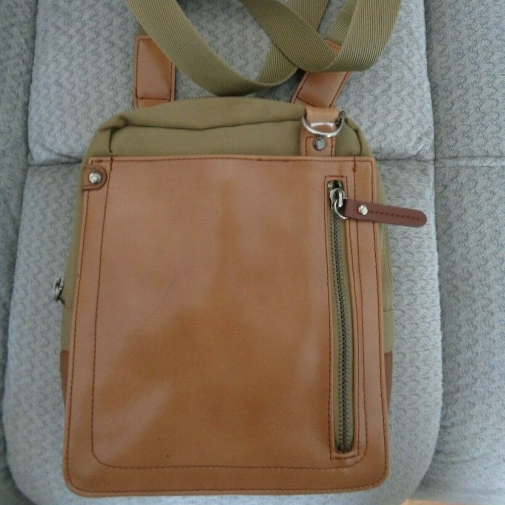 Comme Ca Ism Crossbody Bag Tan Purse
